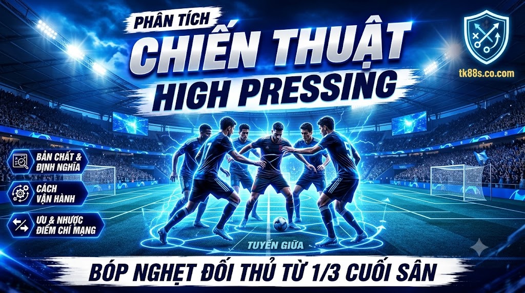 Phân tích chiến thuật High Pressing giúp bóp nghẹt đối thủ từ 1/3 cuối sân - eduify.in